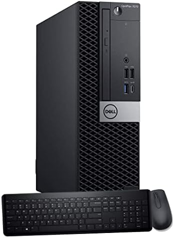 Dell OptiPlex 7070 SFF Desktop Computer PC, Intel Hexa Core i5-9500 3.0GHz up to 4.40GHz,32GB DDR4 Ram New 1TB NVMe M.2 SSD,AX210 Built-in WiFi 6E,Windows 11 Pro, Wireless Keyboard & Mouse (Renewed)