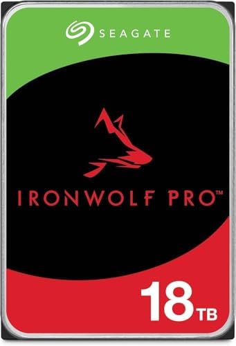Seagate (Recertified) IronWolf Pro 18TB Enterprise NAS Internal HDD Hard Drive – CMR 3.5 Inch SATA 6Gb/s 7200 RPM 256MB Cache for RAID Network Attached Storage (ST18000NT001)