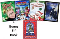 4-Film Kids Holiday Movie Collection: The Polar Express (Widescreen Edition)/ Tom & Jerry: A Nutcracker Tale / Twas the Night Before Christmas/ A Christmas Story [DVD] + Bonus: Elf a Short Story Tale Hardcover Book