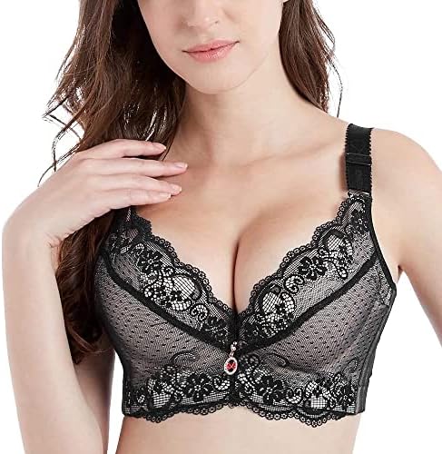 FallSweet Padded Push Up Lace Bras for 34A to 44C Underwire