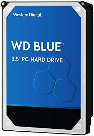 WD Internal Hard Disk 3.5in 6TB WD Blue WD60EZAZ SATA 6Gb/s 5400RPM 256MB Cache (Renewed)