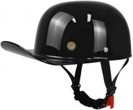Baseball Motorcycle Helmet – Half Motorcycle Helmet, DOT Approved, Motorcycle Half Helmet for Chopper Moped Scooter Motorbike Electric