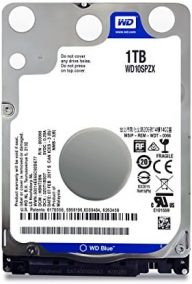 WD Blue 1TB Mobile Hard Disk Drive – 5400 RPM SATA 6 Gb/s 128MB Cache 2.5 Inch – WD10SPZX (Renewed)