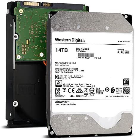 WD Ultrastar DC HC530 14TB 7200RPM SATA 6Gb/s 3.5-inch Enterprise HDD – WUH721414ALE6L4 (Renewed)