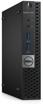 Dell Optiplex 5050 Micro Desktop | Core i5-7600T – 256GB SSD Hard Drive – 8GB RAM | 4 cores @ 3.70 GHz Win 10 Home Black (Renewed)