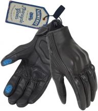 Motorcycle Gloves for Men,Leather Motorbike or Scooter Gloves,Touchscreen Vintage Guantes Moto with Protective Shell, Padding and Palm Slider