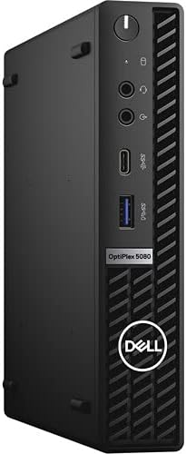 Dell Optiplex 5080 Micro Tower Desktop | Core i7-10700T – 1TB HDD Hard Drive – 16GB RAM | 8 cores @ 4.5 GHz Win 10 Pro Black (Renewed)