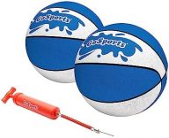 GoSports Water Basketballs 2 Pack – Choose Between Size 3 and Size 6, Great for Swimming Pool Basketball Hoops